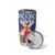Netherlands Christmas Tumbler Cup Windmills With Tulip Flowers - Wonder Print Shop