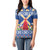 Netherlands Christmas Women Polo Shirt Windmills With Tulip Flowers - Wonder Print Shop