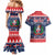 Personalized Dominican Republic Christmas Couples Matching Mermaid Dress and Hawaiian Shirt Dominicana Coat Of Arms Christmas Pattern - Wonder Print Shop