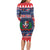 Personalized Dominican Republic Christmas Family Matching Long Sleeve Bodycon Dress and Hawaiian Shirt Dominicana Coat Of Arms Christmas Pattern - Wonder Print Shop
