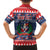 Personalized Dominican Republic Christmas Family Matching Off Shoulder Maxi Dress and Hawaiian Shirt Dominicana Coat Of Arms Christmas Pattern - Wonder Print Shop