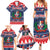 Personalized Dominican Republic Christmas Family Matching Summer Maxi Dress and Hawaiian Shirt Dominicana Coat Of Arms Christmas Pattern - Wonder Print Shop