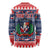 Personalized Dominican Republic Christmas Long Sleeve Shirt Dominicana Coat Of Arms Christmas Pattern - Wonder Print Shop