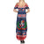 Personalized Dominican Republic Christmas Summer Maxi Dress Dominicana Coat Of Arms Christmas Pattern - Wonder Print Shop