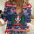 Personalized Dominican Republic Christmas Women Casual Shirt Dominicana Coat Of Arms Christmas Pattern - Wonder Print Shop