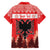 Personalized Albania Christmas Hawaiian Shirt The Double-headed Eagle Christmas Pattern - Wonder Print Shop