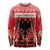 Personalized Albania Christmas Long Sleeve Shirt The Double-headed Eagle Christmas Pattern - Wonder Print Shop