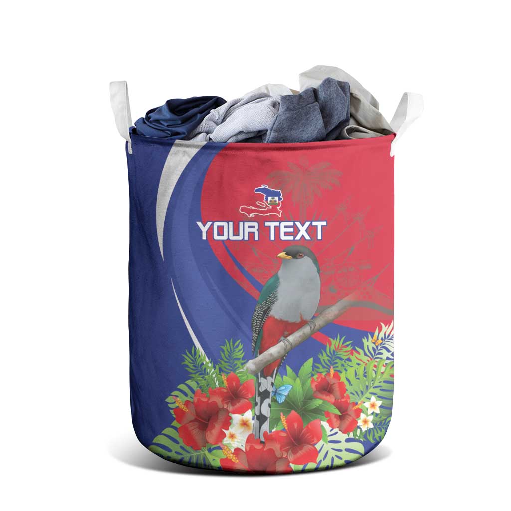 Personalized Hispaniolan Trogon Haiti Laundry Basket Sporty Style - Wonder Print Shop