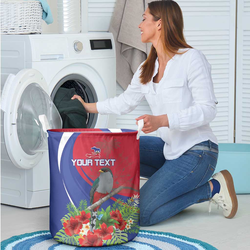 Personalized Hispaniolan Trogon Haiti Laundry Basket Sporty Style - Wonder Print Shop