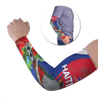 Personalized Hispaniolan Trogon Haiti Arm Sleeves Sporty Style - Wonder Print Shop