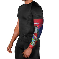 Personalized Hispaniolan Trogon Haiti Arm Sleeves Sporty Style - Wonder Print Shop