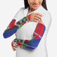 Personalized Hispaniolan Trogon Haiti Arm Sleeves Sporty Style - Wonder Print Shop