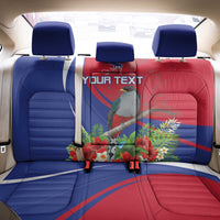 Personalized Hispaniolan Trogon Haiti Back Car Seat Cover Sporty Style - Wonder Print Shop