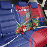 Personalized Hispaniolan Trogon Haiti Back Car Seat Cover Sporty Style - Wonder Print Shop