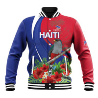Personalized Hispaniolan Trogon Haiti Baseball Jacket Sporty Style - Wonder Print Shop