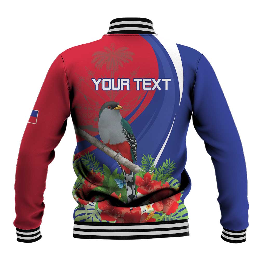 Personalized Hispaniolan Trogon Haiti Baseball Jacket Sporty Style - Wonder Print Shop