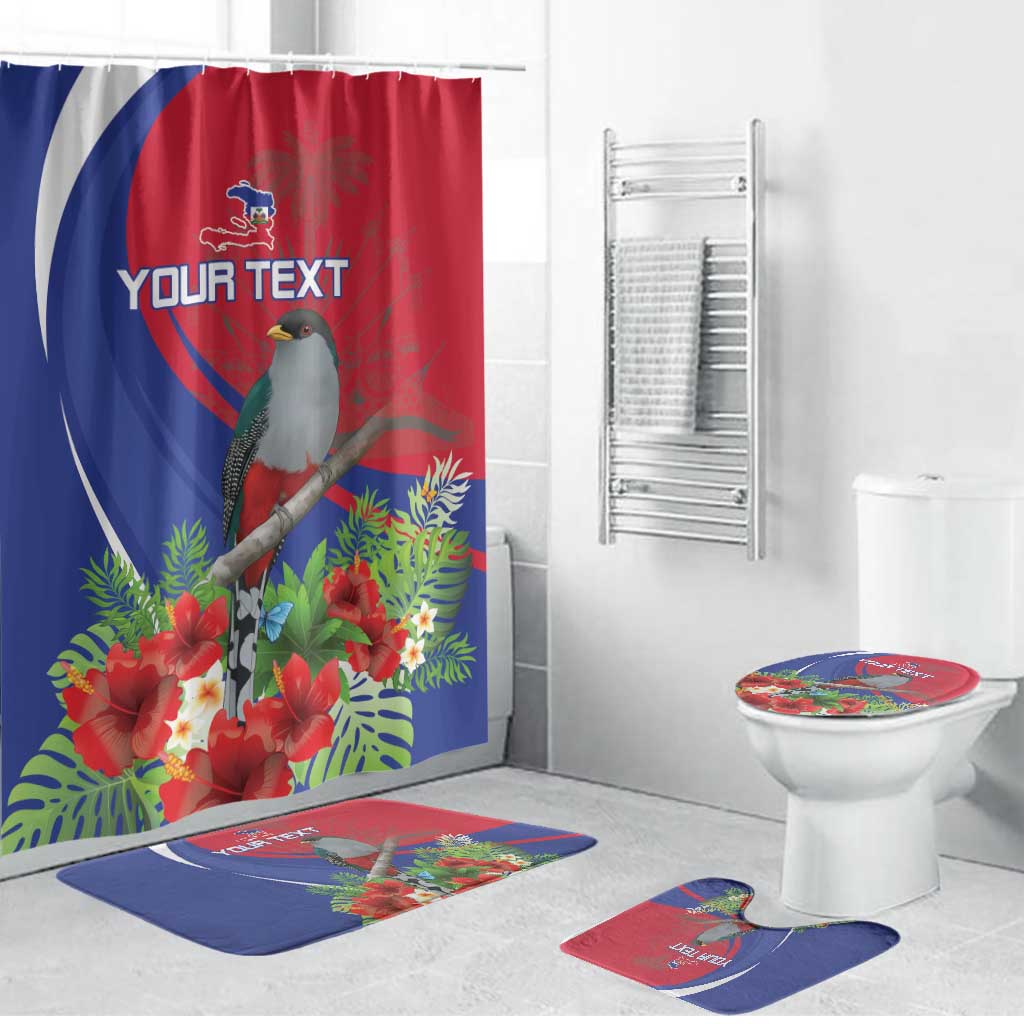 Personalized Hispaniolan Trogon Haiti Bathroom Set Sporty Style - Wonder Print Shop