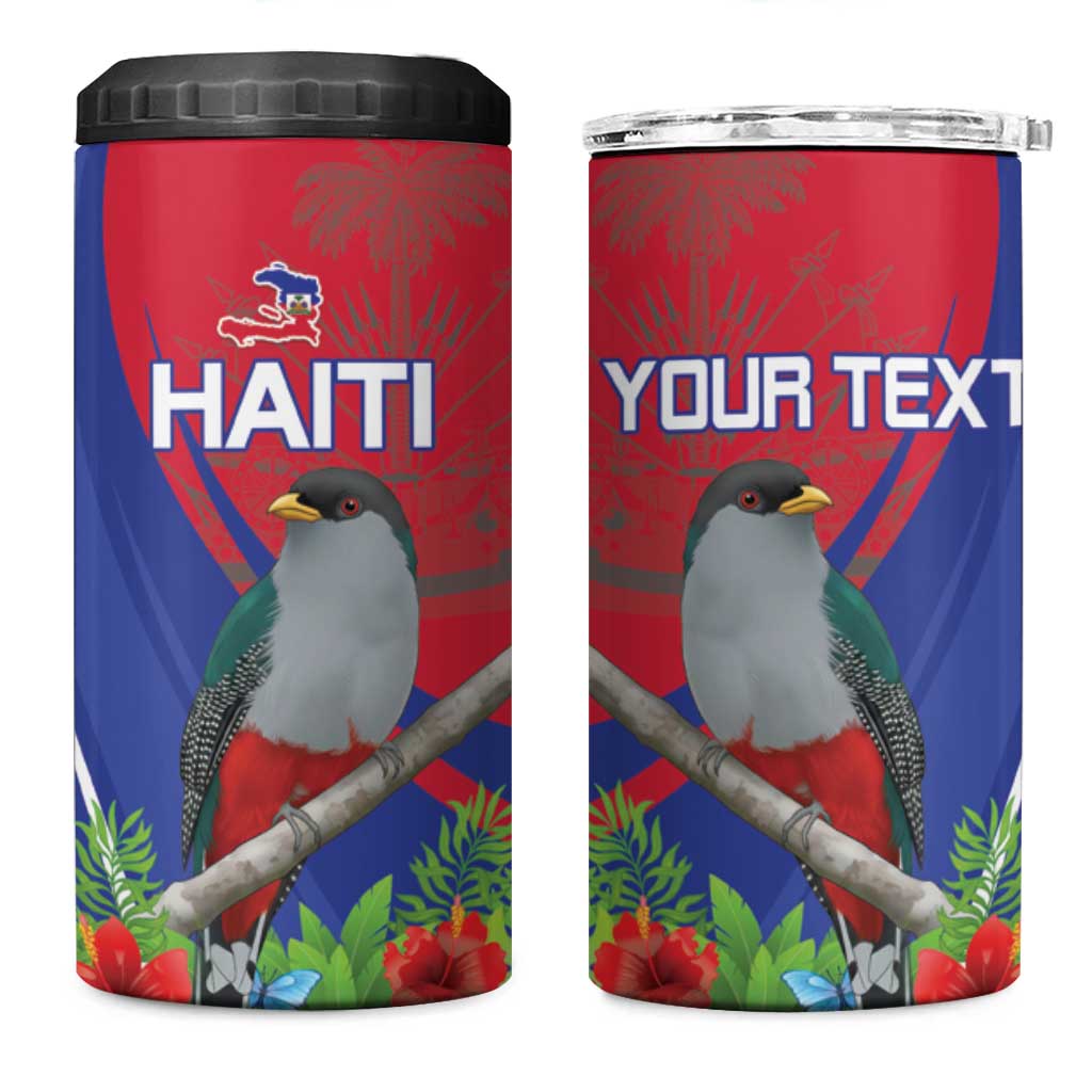 Personalized Hispaniolan Trogon Haiti 4 in 1 Can Cooler Tumbler Sporty Style - Wonder Print Shop