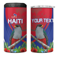 Personalized Hispaniolan Trogon Haiti 4 in 1 Can Cooler Tumbler Sporty Style - Wonder Print Shop