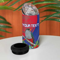 Personalized Hispaniolan Trogon Haiti 4 in 1 Can Cooler Tumbler Sporty Style - Wonder Print Shop