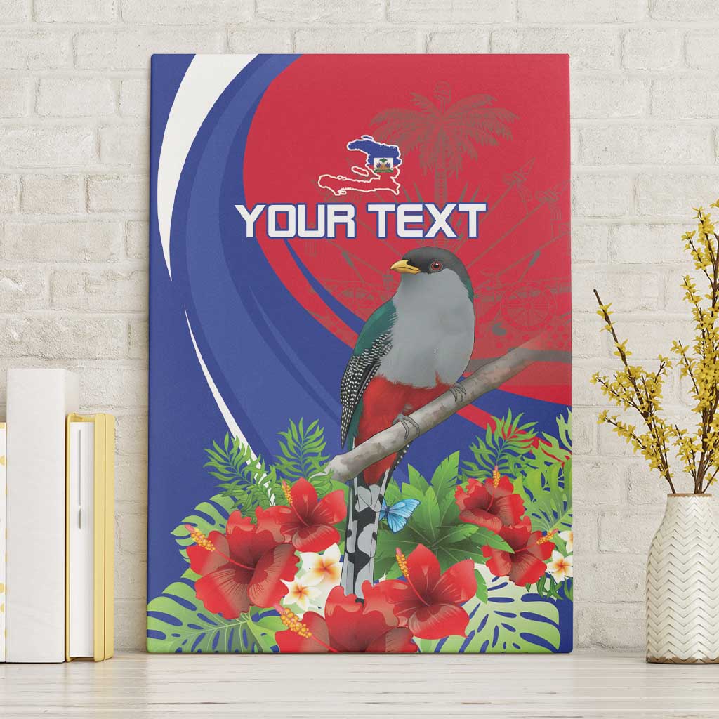 Personalized Hispaniolan Trogon Haiti Canvas Wall Art Sporty Style - Wonder Print Shop