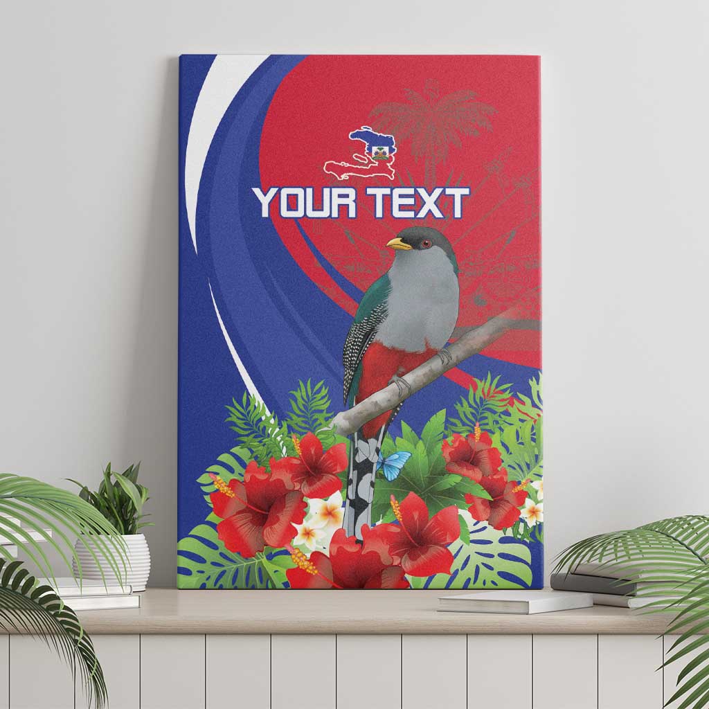 Personalized Hispaniolan Trogon Haiti Canvas Wall Art Sporty Style - Wonder Print Shop