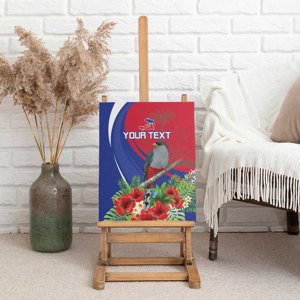 Personalized Hispaniolan Trogon Haiti Canvas Wall Art Sporty Style - Wonder Print Shop