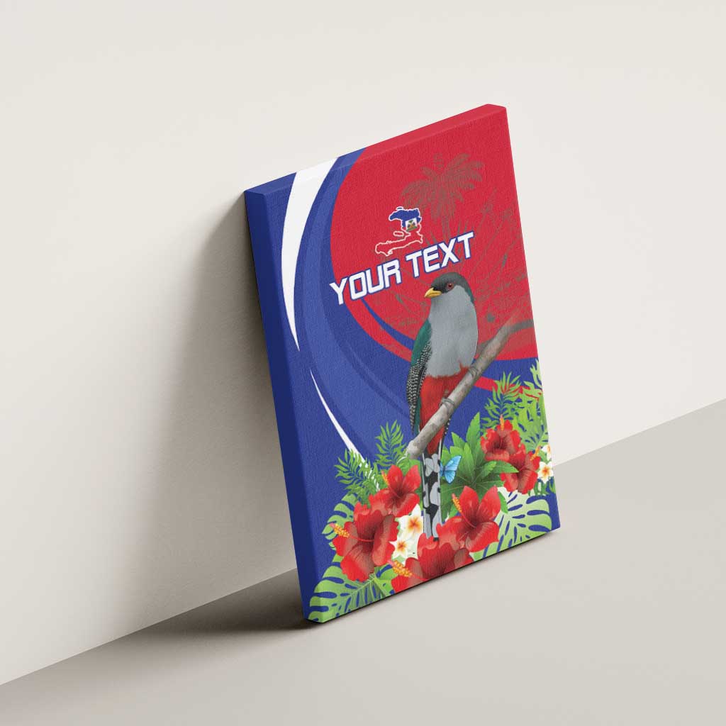 Personalized Hispaniolan Trogon Haiti Canvas Wall Art Sporty Style - Wonder Print Shop