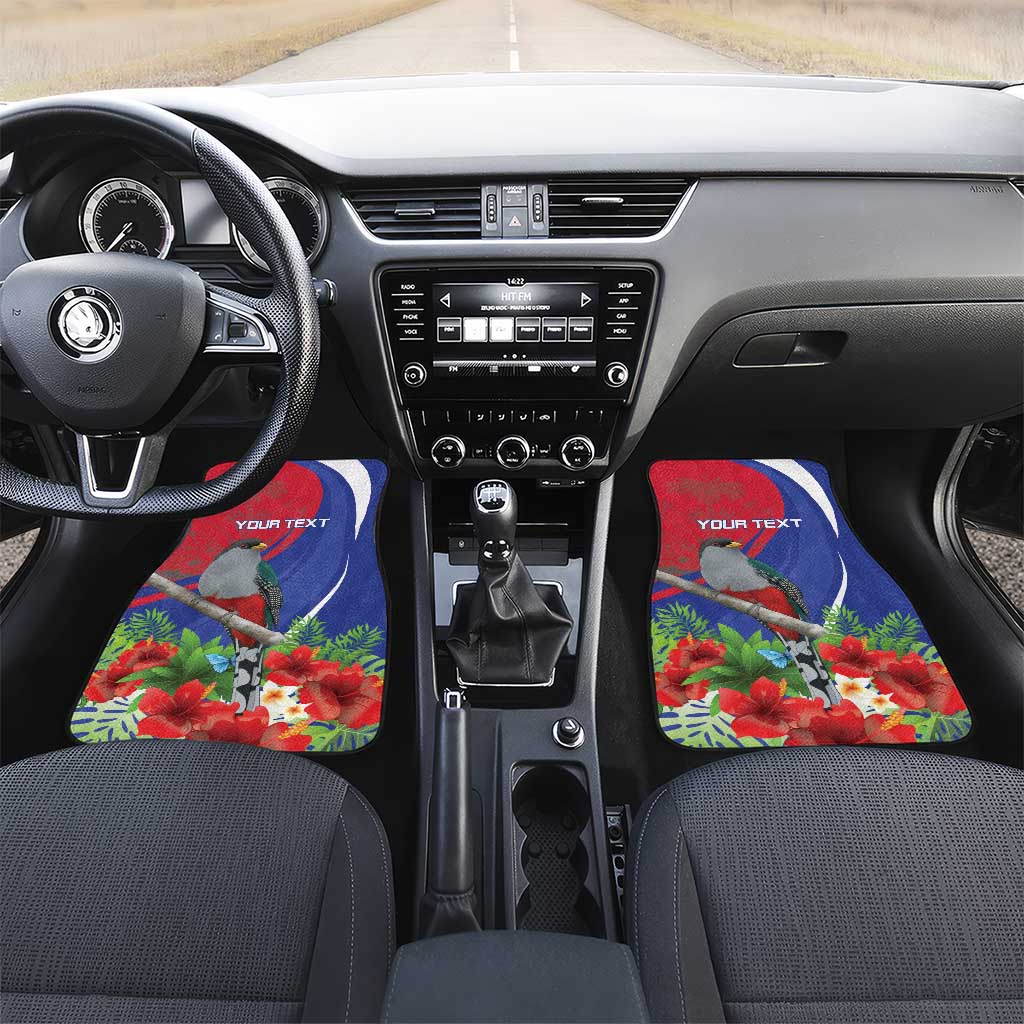 Personalized Hispaniolan Trogon Haiti Car Mats Sporty Style - Wonder Print Shop