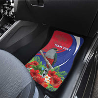 Personalized Hispaniolan Trogon Haiti Car Mats Sporty Style - Wonder Print Shop