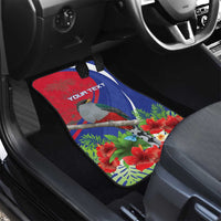 Personalized Hispaniolan Trogon Haiti Car Mats Sporty Style - Wonder Print Shop