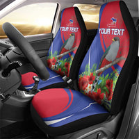 Personalized Hispaniolan Trogon Haiti Car Seat Cover Sporty Style - Wonder Print Shop