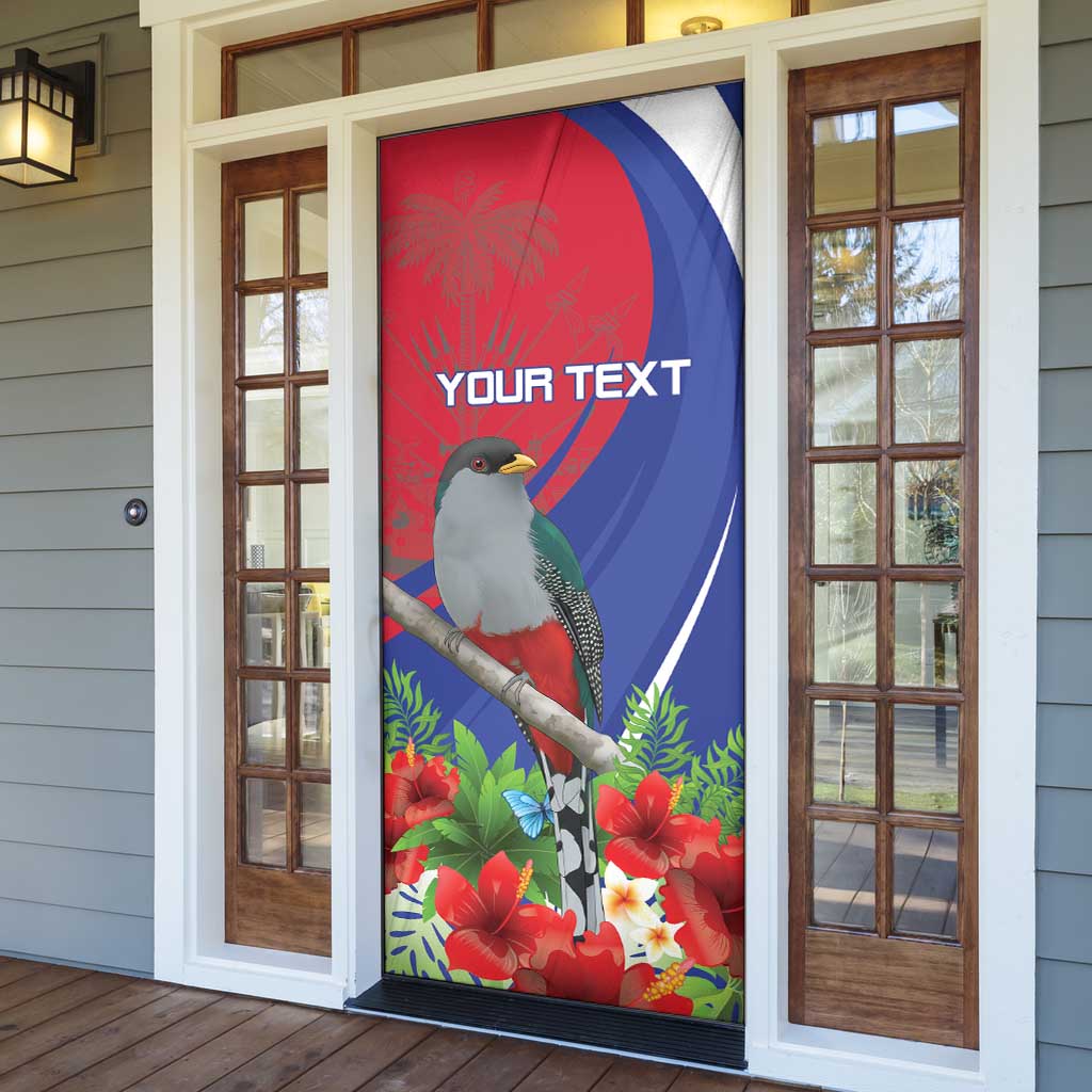 Personalized Hispaniolan Trogon Haiti Door Cover Sporty Style - Wonder Print Shop