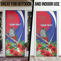 Personalized Hispaniolan Trogon Haiti Door Cover Sporty Style - Wonder Print Shop