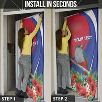 Personalized Hispaniolan Trogon Haiti Door Cover Sporty Style - Wonder Print Shop