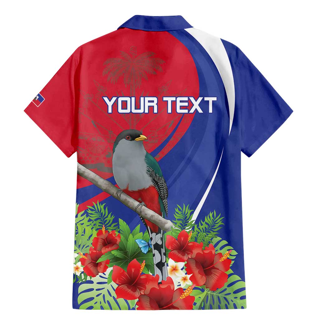 Personalized Hispaniolan Trogon Haiti Family Matching Mermaid Dress and Hawaiian Shirt Sporty Style - Wonder Print Shop