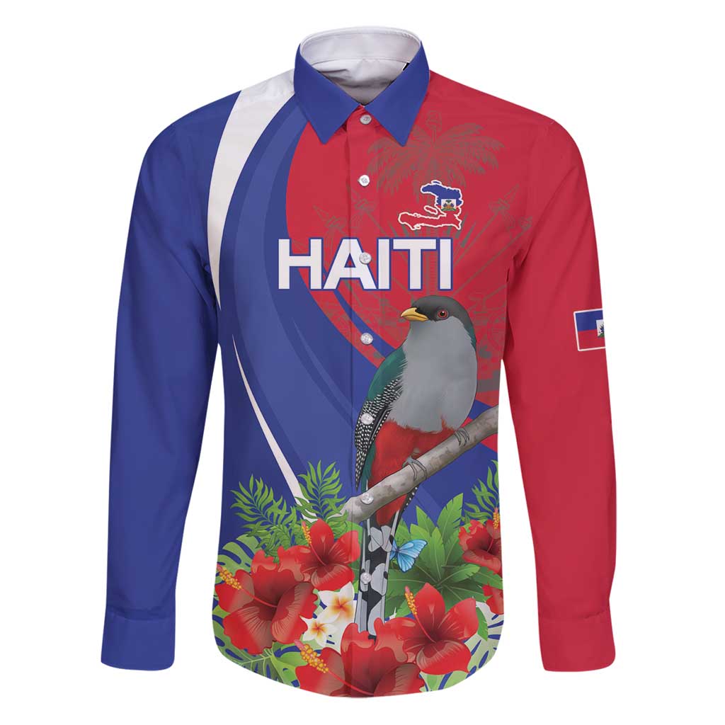 Personalized Hispaniolan Trogon Haiti Family Matching Puletasi and Hawaiian Shirt Sporty Style - Wonder Print Shop