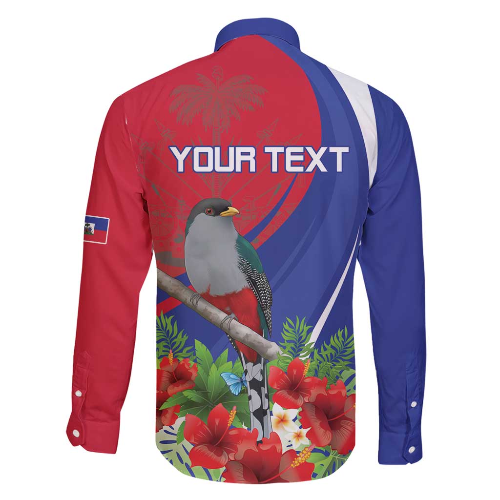 Personalized Hispaniolan Trogon Haiti Family Matching Short Sleeve Bodycon Dress and Hawaiian Shirt Sporty Style - Wonder Print Shop