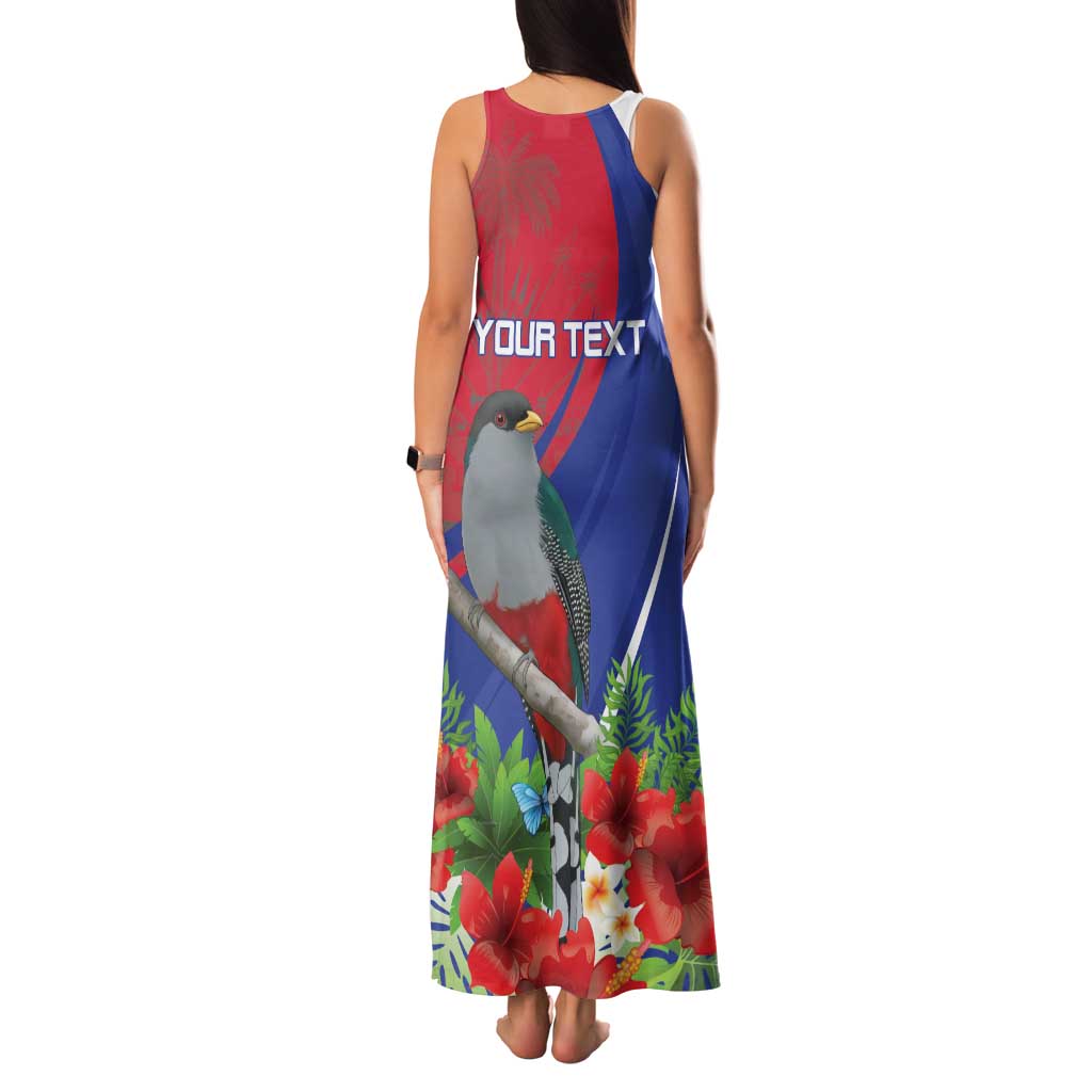 Personalized Hispaniolan Trogon Haiti Family Matching Tank Maxi Dress and Hawaiian Shirt Sporty Style - Wonder Print Shop