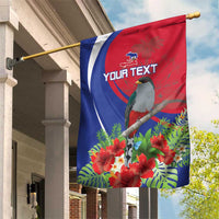 Personalized Hispaniolan Trogon Haiti Garden Flag Sporty Style - Wonder Print Shop