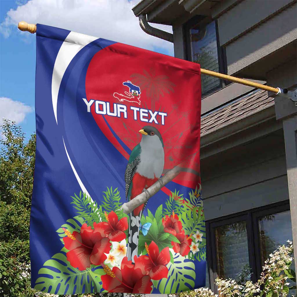 Personalized Hispaniolan Trogon Haiti Garden Flag Sporty Style - Wonder Print Shop