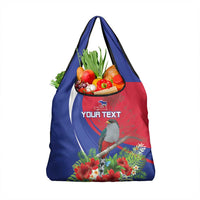 Personalized Hispaniolan Trogon Haiti Grocery Bag Sporty Style - Wonder Print Shop