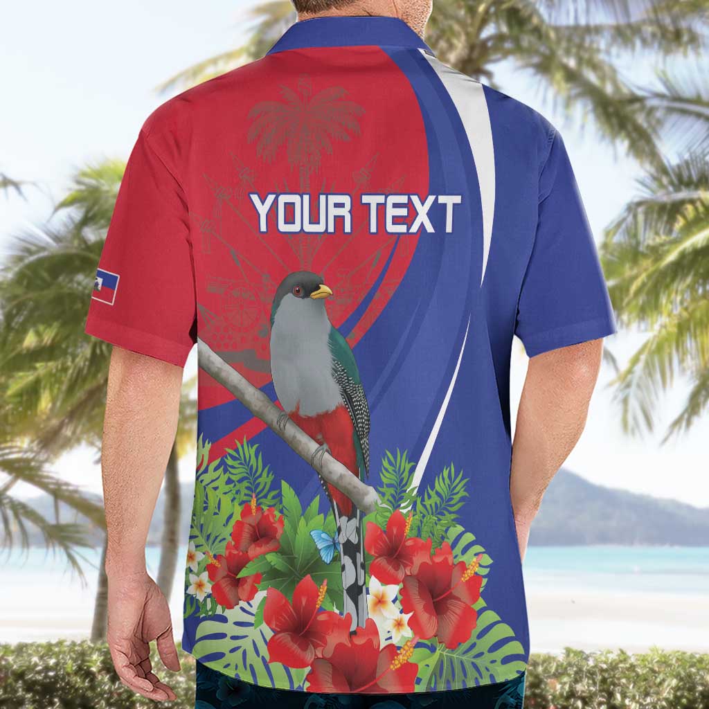Personalized Hispaniolan Trogon Haiti Hawaiian Shirt Sporty Style - Wonder Print Shop