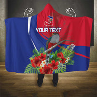 Personalized Hispaniolan Trogon Haiti Hooded Blanket Sporty Style - Wonder Print Shop
