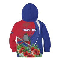 Personalized Hispaniolan Trogon Haiti Kid Hoodie Sporty Style - Wonder Print Shop