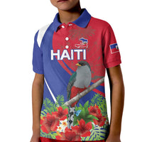 Personalized Hispaniolan Trogon Haiti Kid Polo Shirt Sporty Style - Wonder Print Shop