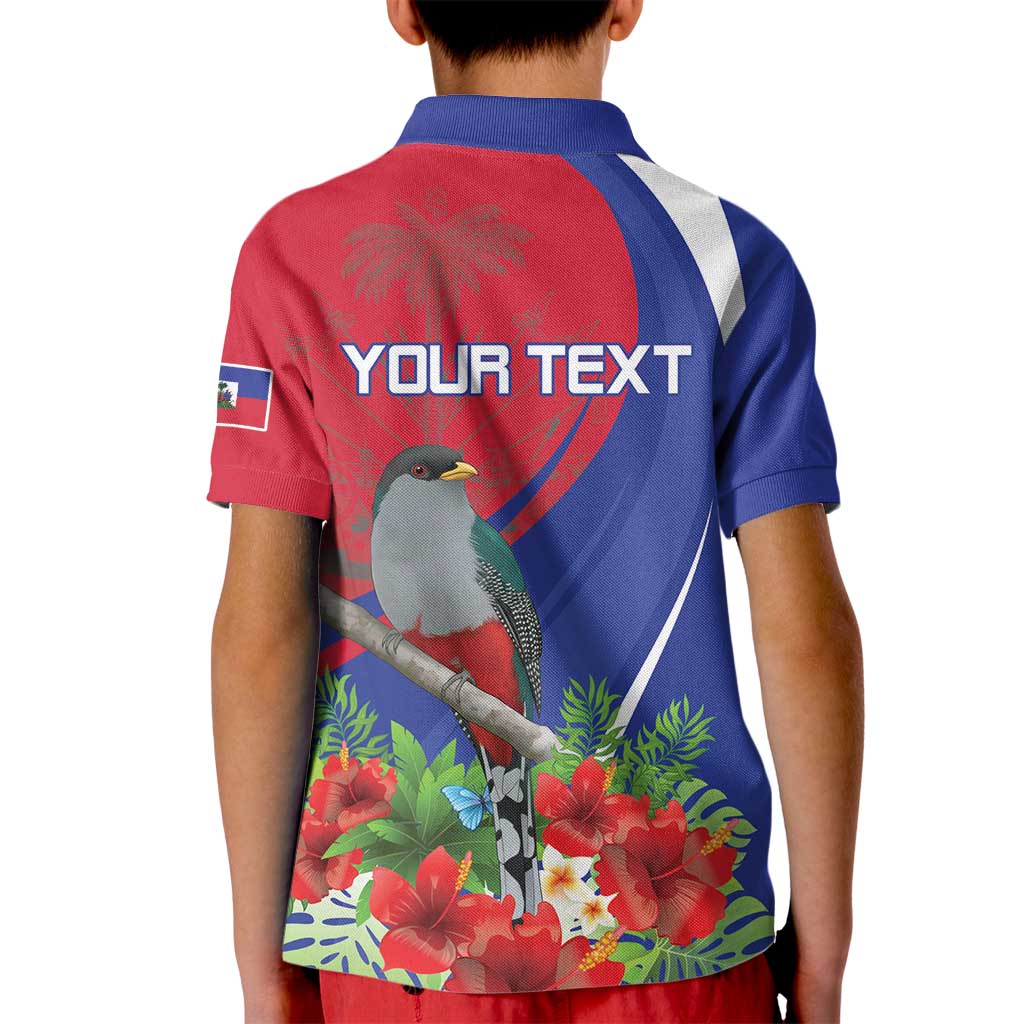 Personalized Hispaniolan Trogon Haiti Kid Polo Shirt Sporty Style - Wonder Print Shop