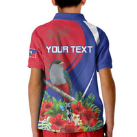 Personalized Hispaniolan Trogon Haiti Kid Polo Shirt Sporty Style - Wonder Print Shop