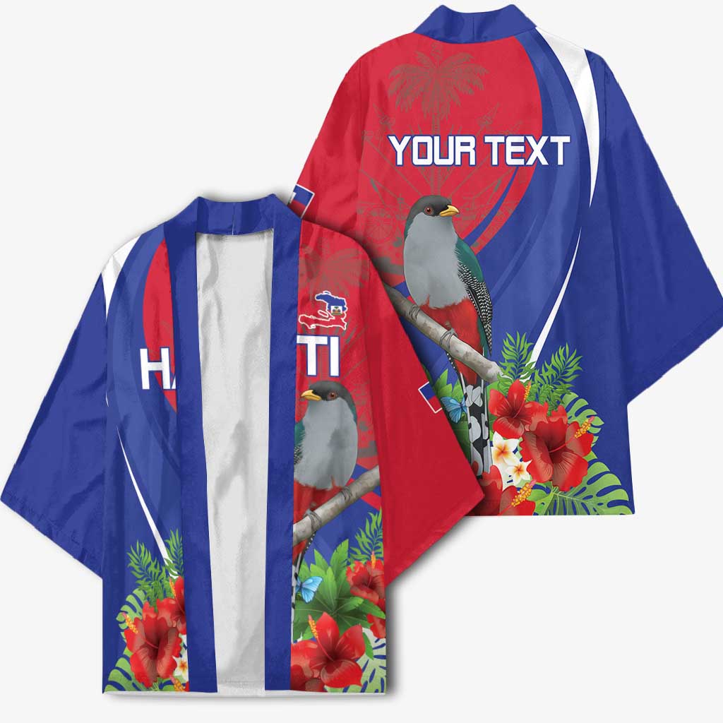 Personalized Hispaniolan Trogon Haiti Kimono Sporty Style - Wonder Print Shop