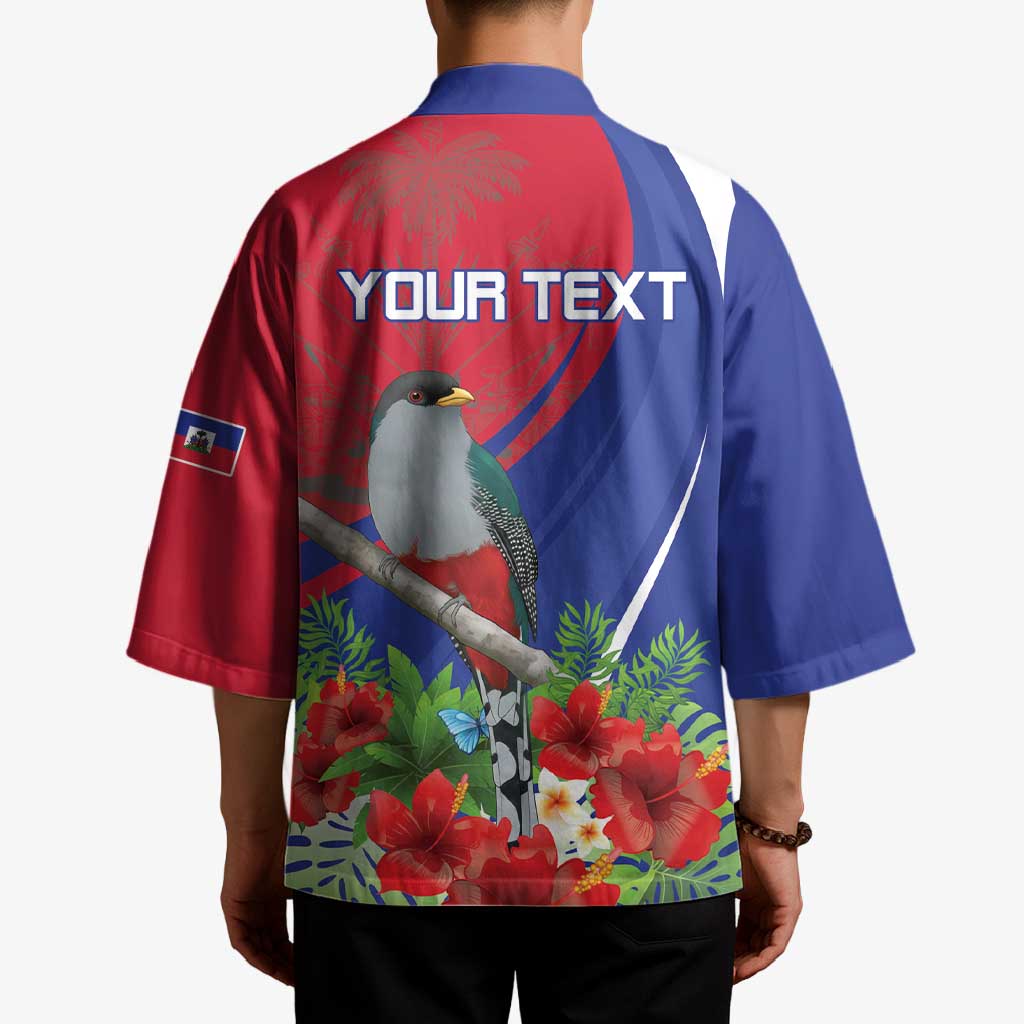 Personalized Hispaniolan Trogon Haiti Kimono Sporty Style - Wonder Print Shop